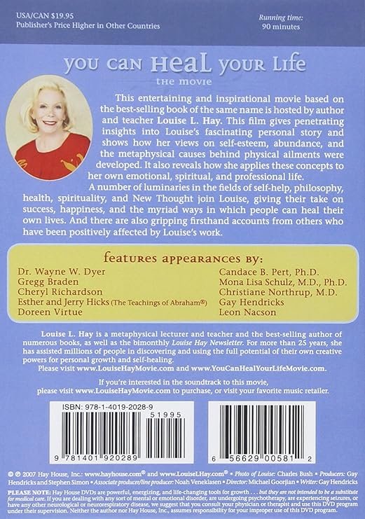 DVD You Can Heal Your Life: The Movie - Louise L Hay